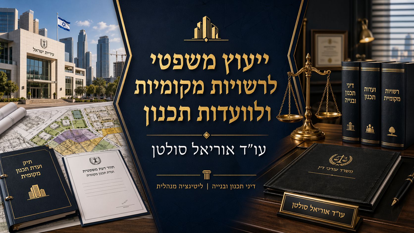 ייעוץ משפטי לרשויות מקומיות וועדות תכנון
